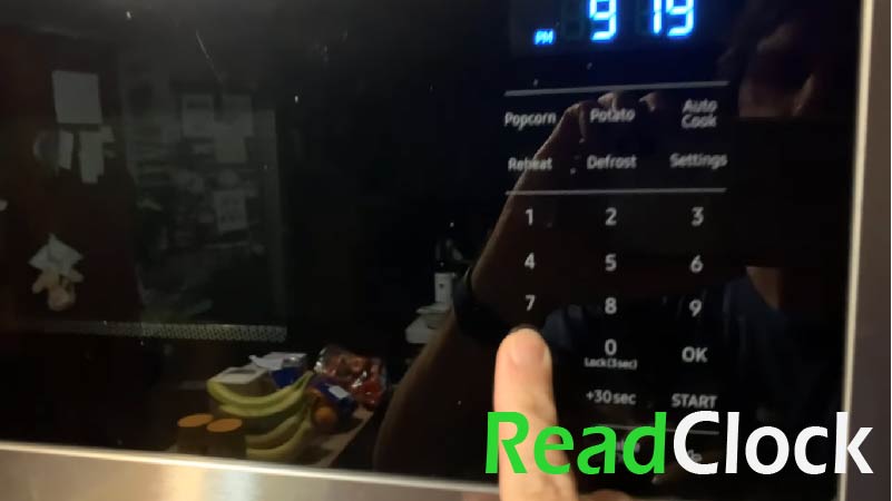 How to Set Clock on Samsung Microwave